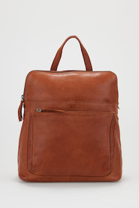 Maya Leather Convertible Backpack