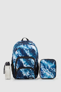 Ocean Wave Backpack Set