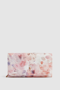 Floral Large Clutch Wallet