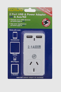 USB Power Adaptor Aus/UK