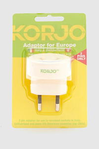 Travel Adaptors: Italy/Swiss Adaptor