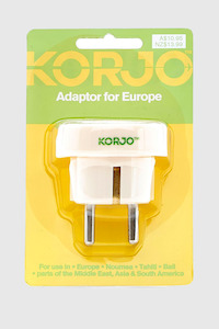 Travel Adaptors: Europe Adaptor