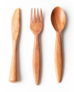 Neem Travel Cutlery Set by Trade Aid