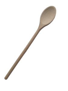 Internet only: Natural Beechwood Oval Spoon by Citta Design