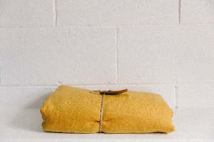 French Linen Mustard Duvet