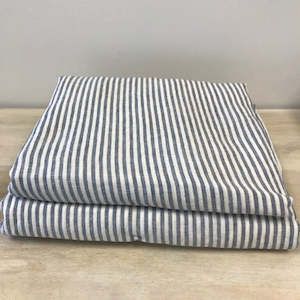 French Linen Marine Stripe Duvet