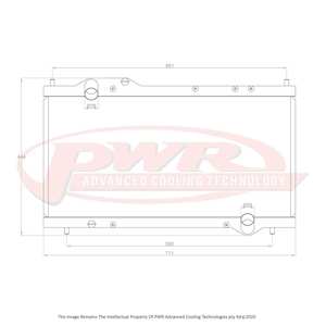 Honda NSX (1990-1995) PWR Radiator