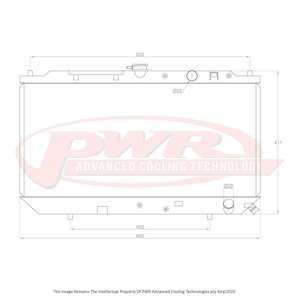 Honda Civic EC ED & EE (1988-1991) PWR Radiator