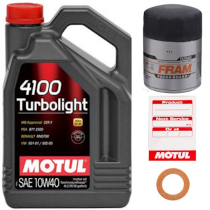 Nissan 300ZX 1983-89 Z31 Motul Oil Service Kit