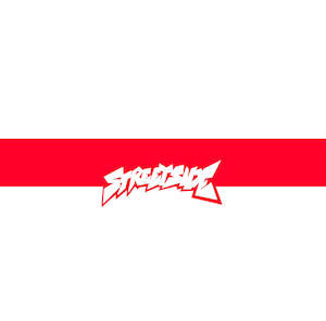 Red Graffiti Drop Down Banner