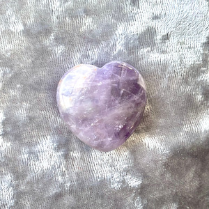 Amethyst crystal heart Strength Within