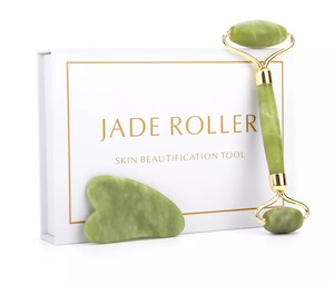 Jade Gua Sha Tool set Strength Within