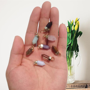 Crystal point charms Strength Within