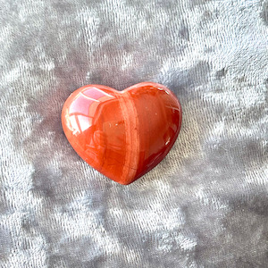 Red Jasper crystal heart Strength Within