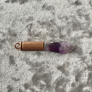 Amethyst point pendants Strength Within