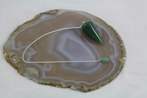 Green Aventurine Crystal Pendulum Strength Within