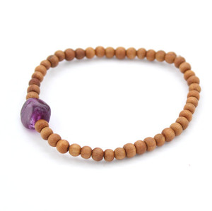 Sandalwood with Fluorite Strength Within