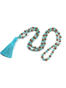 Communicate Well-being Knotted Japa Mala Strength Within