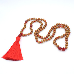 Grounded Healing Knotted Mala Strength Within