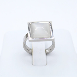 Moonstone Ring silver Strength Within