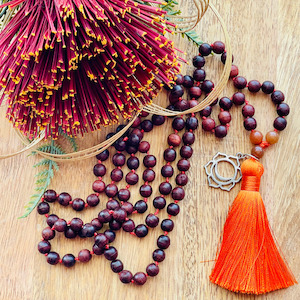 Creative Healing Knotted Mala Strength Within