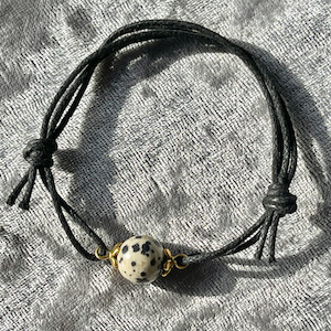 Dalmatian adjustable bracelet Strength Within