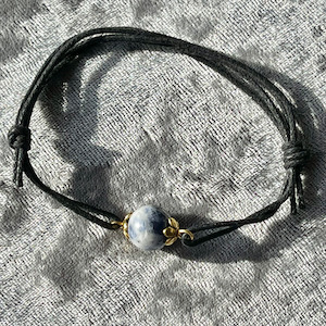 Lapis Lazuli adjustable bracelet Strength Within