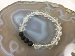 Essential Oil Crystal Bracelet Strength Within