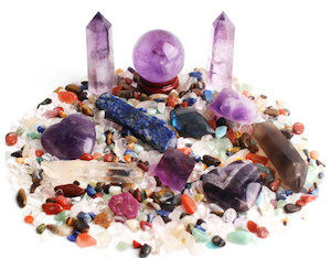 Amethyst Crystal Mix Strength Within