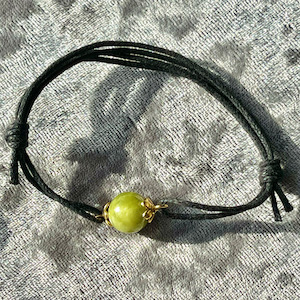 Jade adjustable bracelet Strength Within