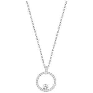 Creativity Circle Pendant - Rhodium Plating