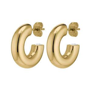 Golda Shiny Gold Earrings