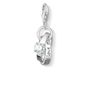 Charm Club Sterling Silver Wedding Rings Charm