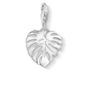 Charm Club Sterling Silver Monstera Leaf Charm