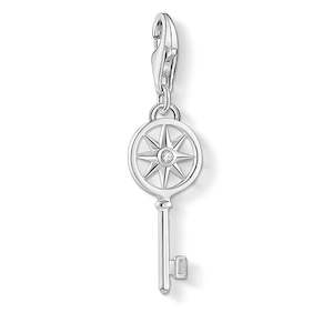 CHARM CLUB STERLING SILVER KEY CHARM