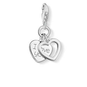 Charm Club Sterling Silver I Love You Charm