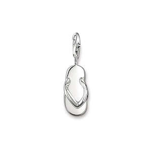 Charm Club Sterling Silver Flip-flop Charm