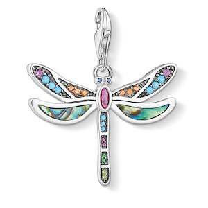 CHARM CLUB STERLING SILVER DRAGONFLY CHARM