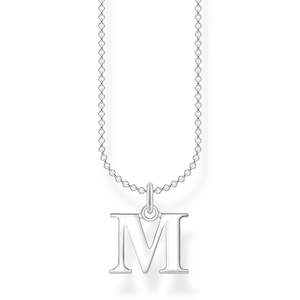 CHARMING COLLECTION LETTER 'M' NECKLACE 38-45CM