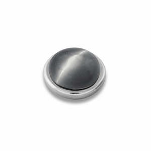 Compliments Sence Shiny Silver Dark Grey Topper