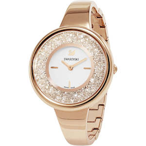 CRYSTALLINE PURE WATCH, METAL BRACELET - ROSE-GOLD TONE