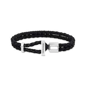 Jewellery: REBEL BRAIDED DOUBLE BRACELET