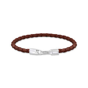 Jewellery: REBEL BROWN BRAIDED BRACELET