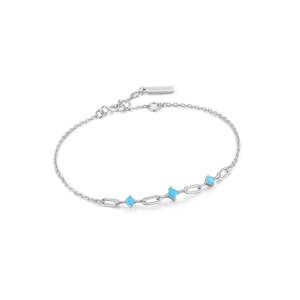 Jewellery: INTO THE BLUE LINK BRACELET