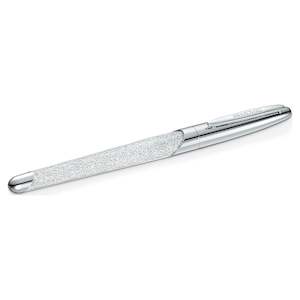 Crystalline Nova Rollerball Pen - Silver