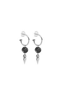 Jewellery: PUNK ORB ANCHOR EARRINGS