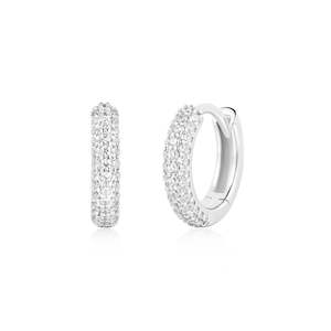 Jewellery: PAVE HUGGIES