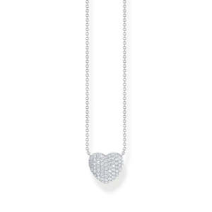 ESSENTIAL HEART PAVE NECKLACE