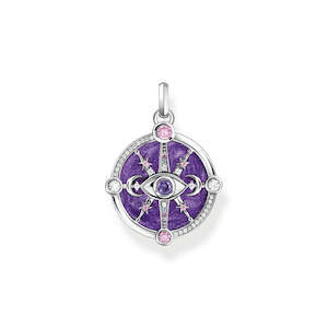 Jewellery: COSMIC PURPLE EYE PENDANT