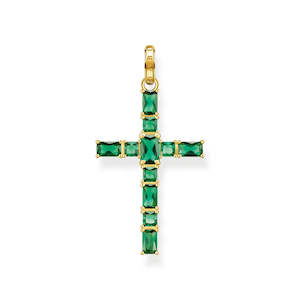 HERITAGE GREEN CROSS NECKLACE